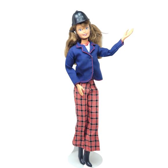 1997 Vintage Poseable Horse Riding Club Barbie #19268 ReDressed - Picture 5 of 10